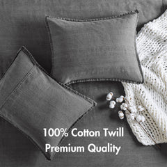 2PCS Twin/Twin XL Twill Washed Comforter Set
