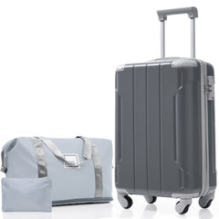 20 Inch Carry On Luggage Set 3 Piece with Spinner Wheels, Lightweight Hardshell ABS Suitcase for Weedend Getaways, Business Travel
