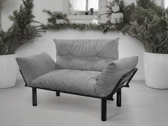 Ada Love seat, Grey