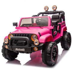 24V Kids Ride On Electric Car W/Parents Control,Seat width 20in,2WD,Rear suspension,Trunk storage,Portable pull rod,Light&Searchlight,Bluetooth,USB,Provide a speed of 2.5-4MPH for Kids Aged 3-8.