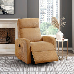 Contemporary Power Lift Chair Recliner 1pc Yellow Plush Corduroy Upholstery Comfort Side Pocket Plywood Living Room Furniture