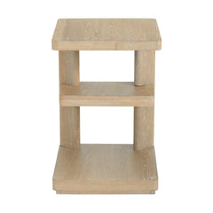 Tan Chairside Table