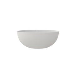 55" Premium Solid Surface Deep Soaking Bathtub