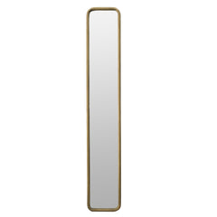 47" x 8" Full Length Mirror with Antique Gold Metal Frame, Long Mirror for Hallway Living Room Bedroom Bathroom