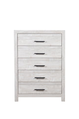 Modern Style 5-Drawer Chest Made with Wood in Natural Rustic same as G150108556 (NJ inventory)