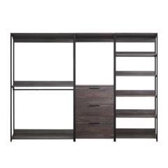 Monica Wood Walk-in Closet System