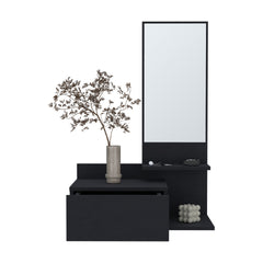 Floating Hallway Cabinet Lowell, Living Room, Black