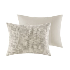 3 Piece Oversized Cotton Matelasse Comforter Set-Full/Queen