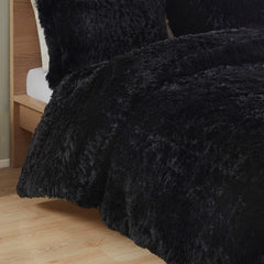 Twin/Twin XL Shaggy Long Fur Comforter Mini Set