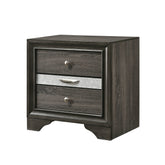Naima Gray Finish Nightstand