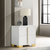 Jeremiah White 2-drawer Nightstand