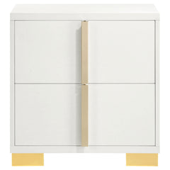 Jeremiah White 2-drawer Nightstand