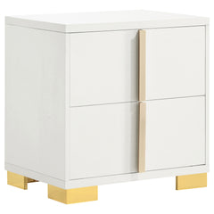 Jeremiah White 2-drawer Nightstand