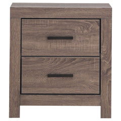 Brantford Barrel Oak 2-Drawer Nightstand