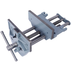 Rapid Action Woodworking Vise Quick Release Lever for Quick Adjustments 9 Inch Jaw Width Made with Heavy-Duty Cast Iron ,GRAY