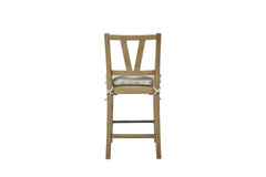 Counter Height Slat Back Chair - Cashew (Set of 2)