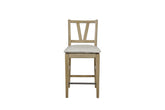 Counter Height Slat Back Chair - Cashew (Set of 2)