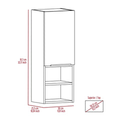 Milwaukee Medicine Cabinet, Two Shelves, Single Door Cabinet, Two Interior Shelves