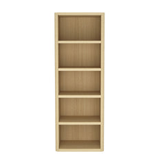 Open Bookcase in Natural Oak