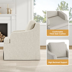 Dining Chair with Armrest,Kitchen Chair with Soft Upholstered and High-Density Sponge Cushion,Accent Chair for Living Room,Bedroom,and Dining Room,Restruant