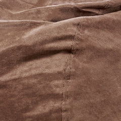 Jasper Traditional 8 Foot Cylindrical Suede Bean Bag, Brown