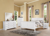 White Queen Bed
