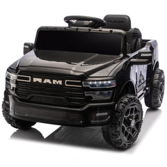 Licensed Dodge RAM 3500 12V Kids Ride On Truck,W/ Remote Control,2WD & Rear Shock Suspension,LED Headlights &Low Battery Alarm,3-speed remote adjustment,Built-in Music & Bluetooth,Recommended age: 3-6