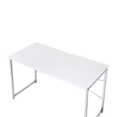 Tennos White & Chrome Finish Writing Desk