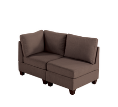 MODULAR SET - 2PC in Black Coffee