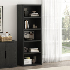 Open Bookcase in Black