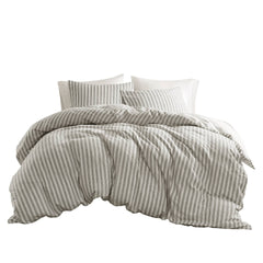 3 PCS Cal King Duvet Set Tan