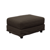 Plush Corduroy Ottoman to Combine with 2 Seater Sofa, 3 Seater Sofa and 4 Seater Sofa, Suitable for Living Rooms, Apartments, Offices,Camel