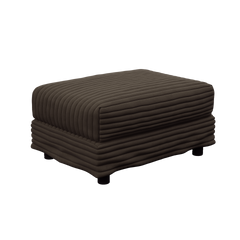 Plush Corduroy Ottoman to Combine with 2 Seater Sofa, 3 Seater Sofa and 4 Seater Sofa, Suitable for Living Rooms, Apartments, Offices,Camel