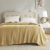 1-Piece Twin Blanket,Mustard