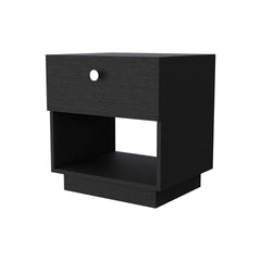 Wenge 1-Drawer Nightstand