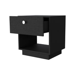 Wenge 1-Drawer Nightstand