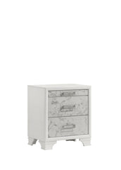 Soul Modern Style Nightstand Made with wood in White same asG150108662 (NJ inventory)