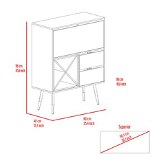Orchid Bar, Two Drawers, Four Double Liquor Spaces, One Cabinet