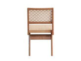 Valentina Rattan & Natural Finish 5PCs Patio/Outdoor Dining Set (No Bench Included)