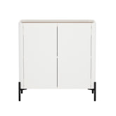 Accent Cabinet in Maple and Off White