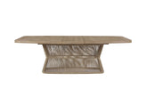 Dining Table - Toffe with Rope Base