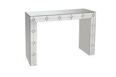 Hessa Mirrored & Faux Rhinestone Console Table (Assembled)