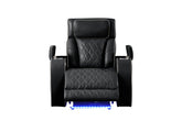 Fortuner Modern Style Upholstery Recliner Chair Made with Wood & Massage Function Included-Black same asG150109103 (NJ inventory)