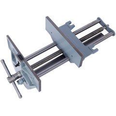 Rapid Action Woodworking Vise Quick Release Lever for Quick Adjustments 10.5 Inch Jaw Width Made with Heavy-Duty Cast Iron , GRAY COLOR
