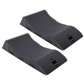 2PACK Tire Saver Ramps,Car Tire Wheel Ramps,Anti-Slip Hard Plastic Design,Black