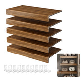 5 Pcs Wire Shelf Covers, Foamed PVC Wire Rack Covers for Removable Closet (Not Wood), Pantry Shelves for Cabinet Bathroom Kitchen Shelving Decoration