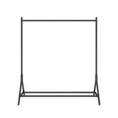 Garment Rack Freestanding Hanger Multi-functional Single pole Bedroom Clothing Rack Bedroom, Black