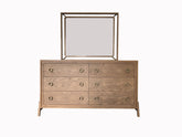 6 Drawer Dresser in Latte Finish