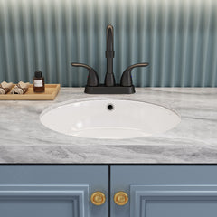 Bothwa Home 12.06" CUPC Certified 2-handle Bathroom Sink Faucet (Matt Black Finish)