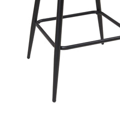 Faux Leather Swivel Counter Stool
